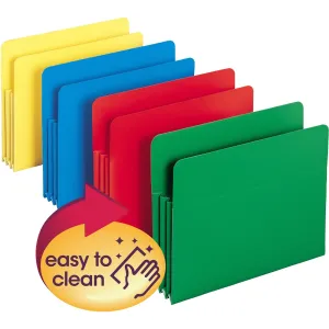 Smead InnDura Straight Tab Cut Letter File Pocket