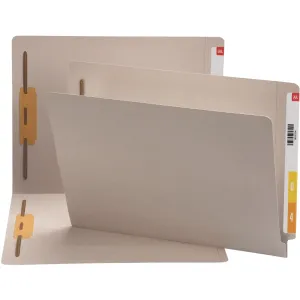 Smead Straight Tab Cut Letter Recycled Fastener Folder