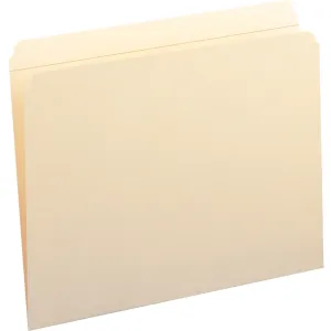 Smead Straight Tab Cut Letter Recycled Fastener Folder