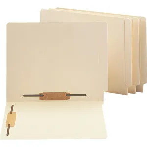 Smead Straight Tab Cut Letter Recycled Fastener Folder