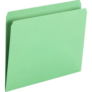 Smead Straight Tab Cut Letter Recycled Top Tab File Folder