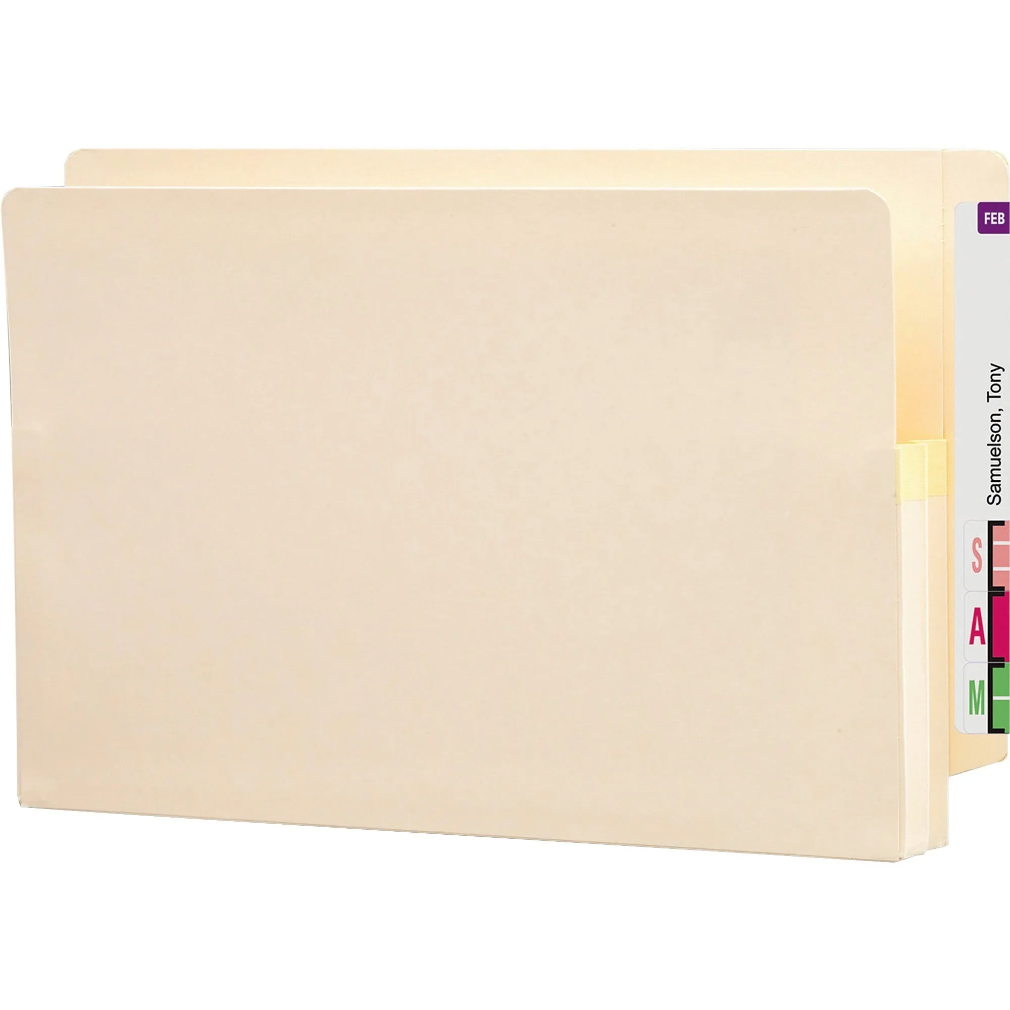 Smead TUFF Pocket Straight Tab Cut Legal Recycled File Pocket