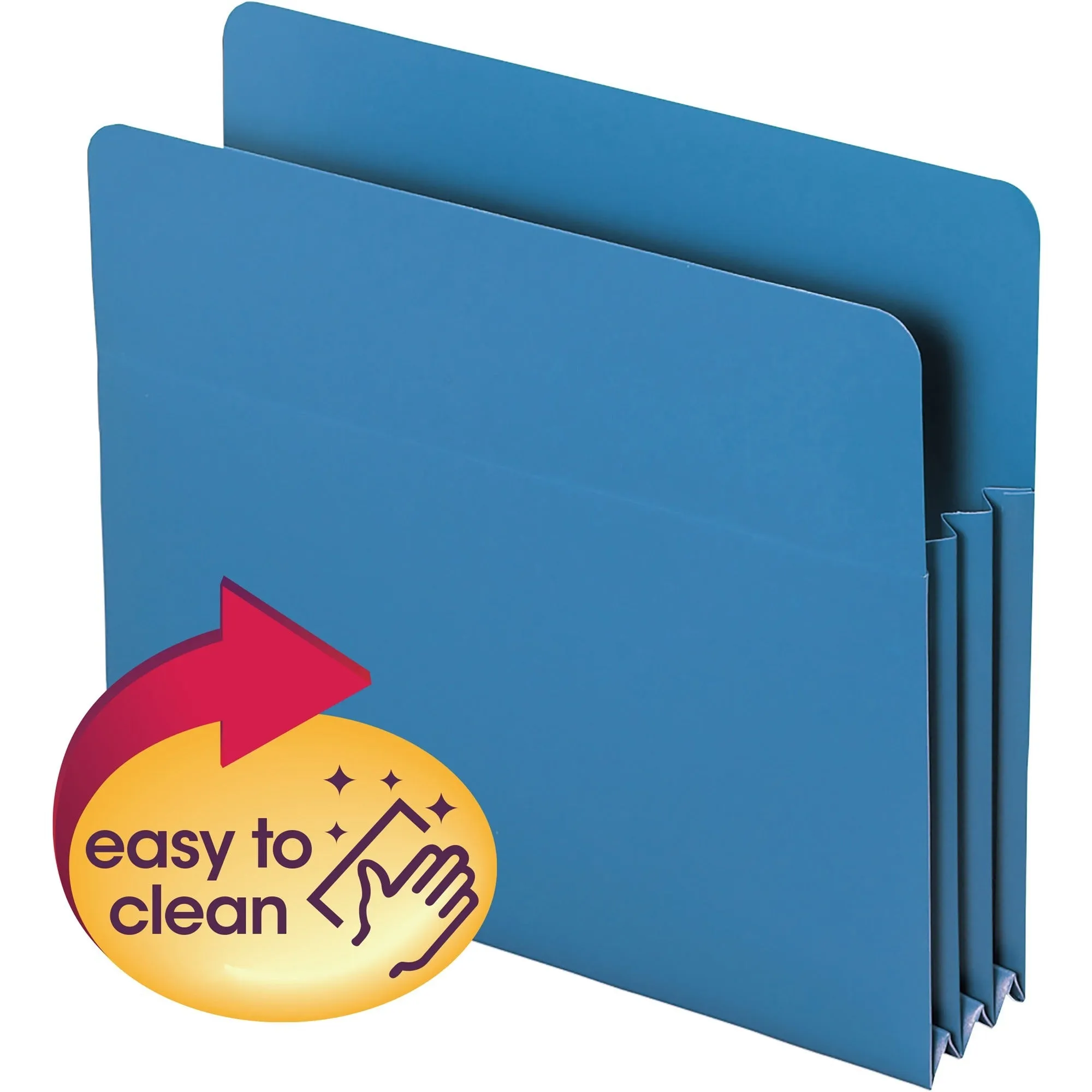 Smead TUFF Pocket Straight Tab Cut Letter File Pocket