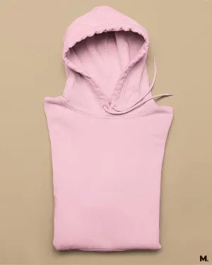Solid light pink sweatshirt hoodies