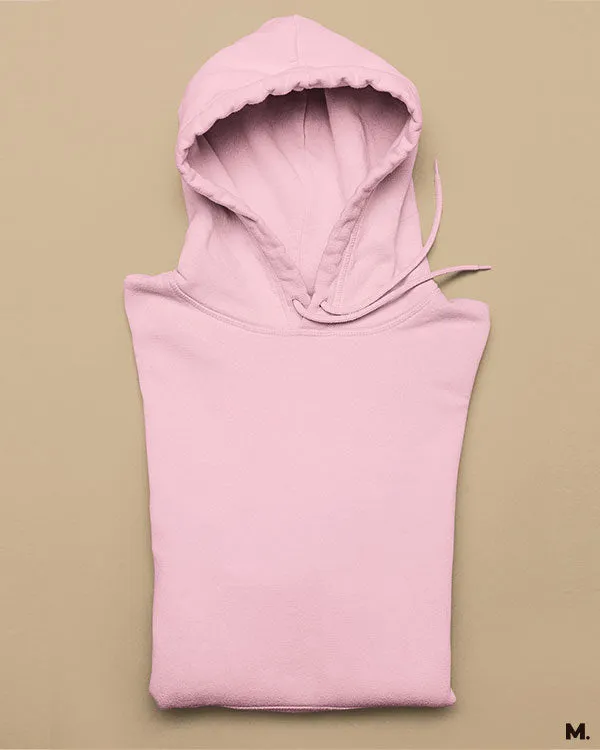 Solid light pink sweatshirt hoodies