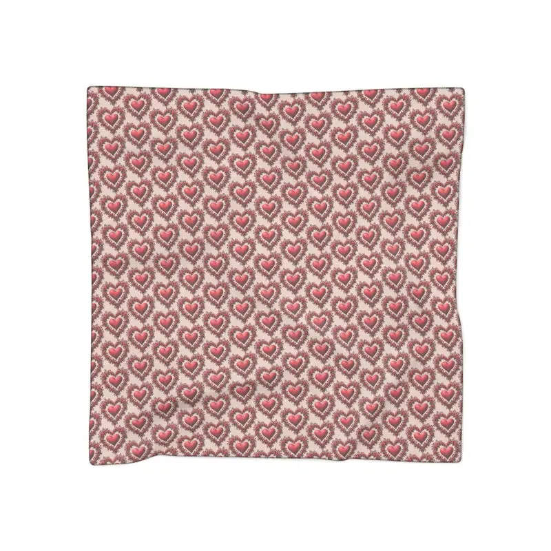 Stunning Roses Pattern Poly Scarf for Bold Elegance