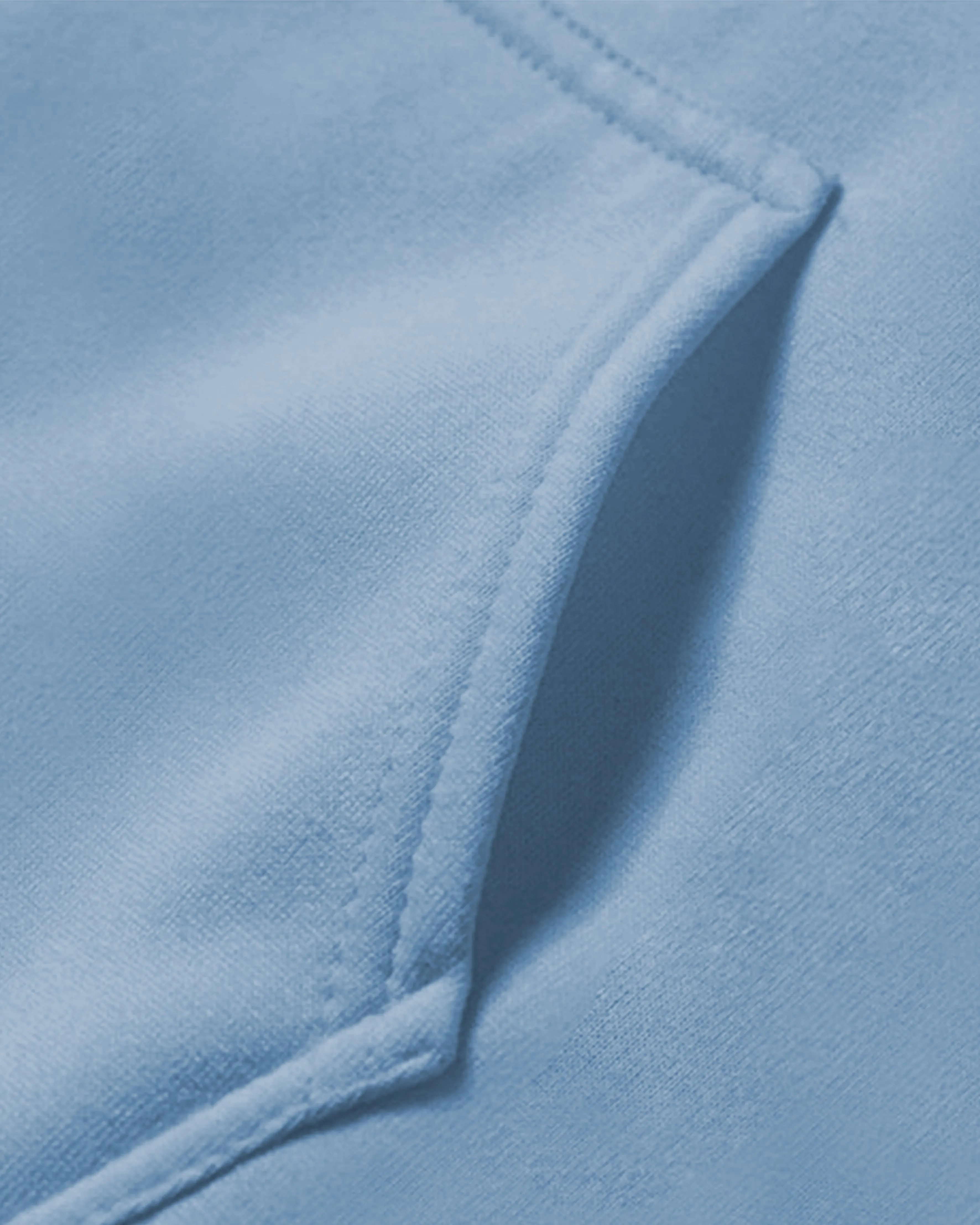 Subtle blue plain hoodies