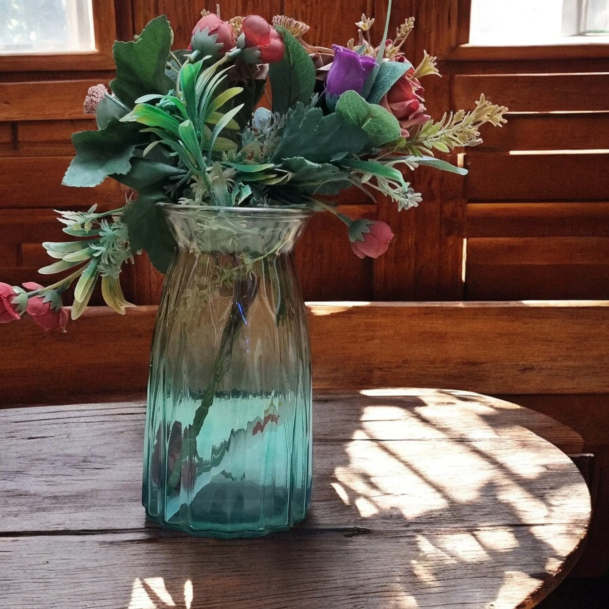 Sunset Elegant Tinted Glass Vase