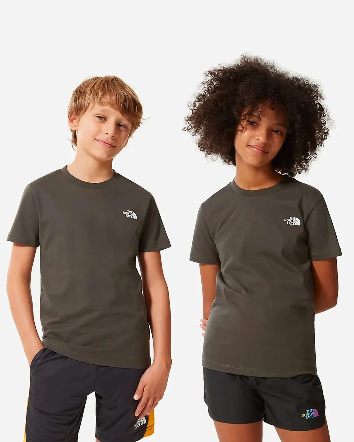 Teens S/S Simple Dome Tee - Taupe Green
