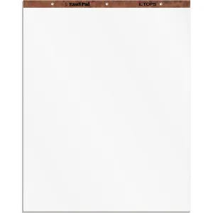 TOPS Plain Paper Easel Pads