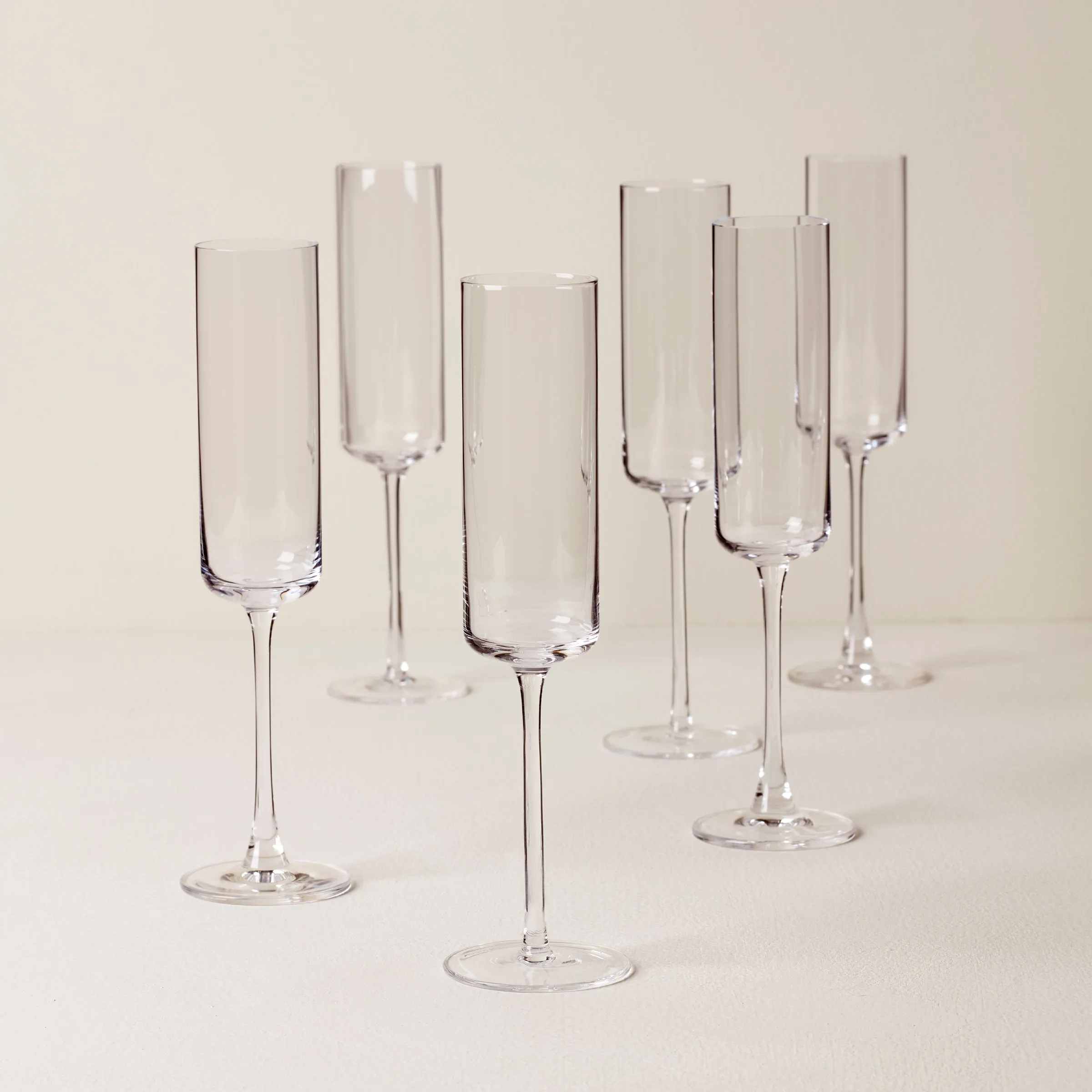 Tuscany Classics Straight Flutes, Set of 6