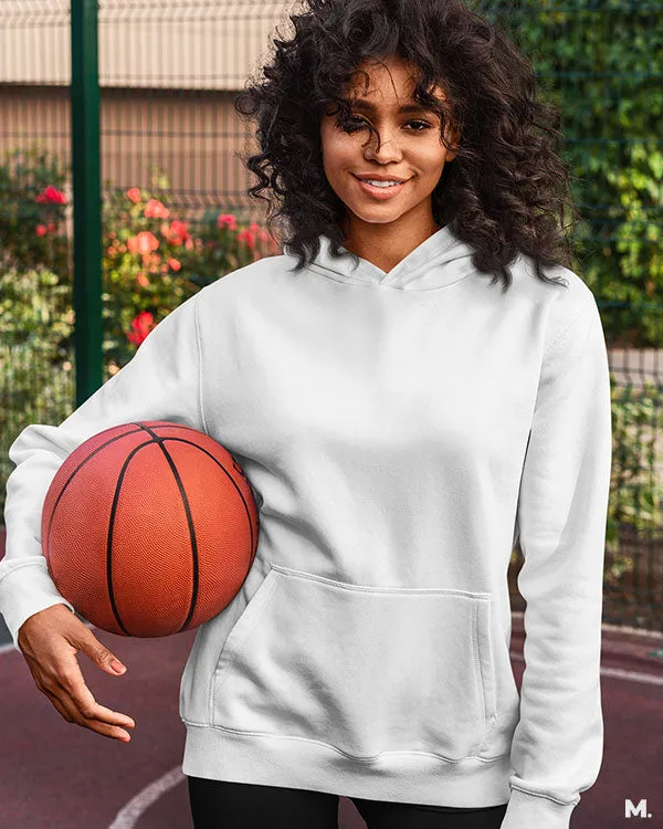 Unisex Plain white hoodies