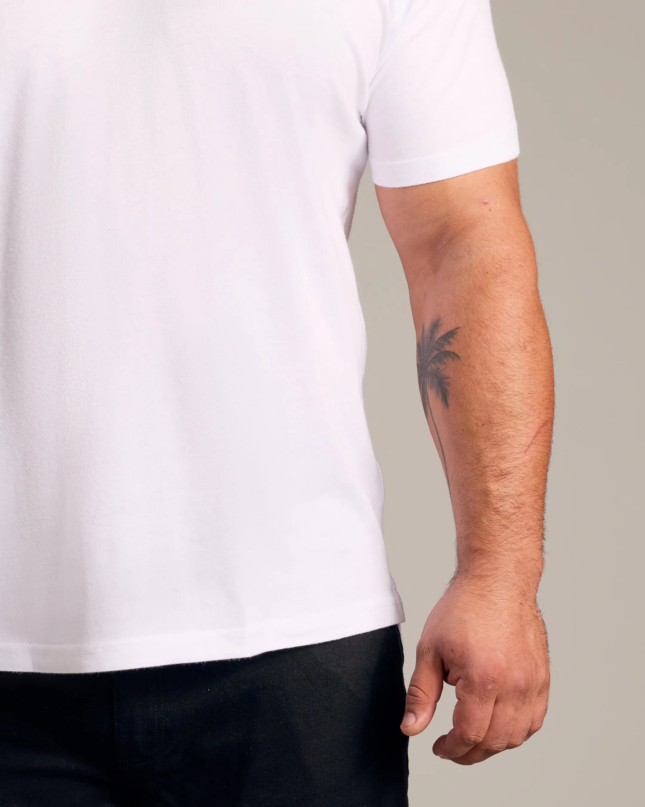 White Short Sleeve Polo
