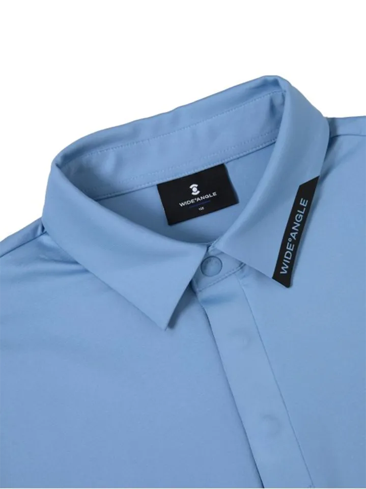 WideAngle: Men's CO Logo Point Polo T-Shirt  - 3 Colors