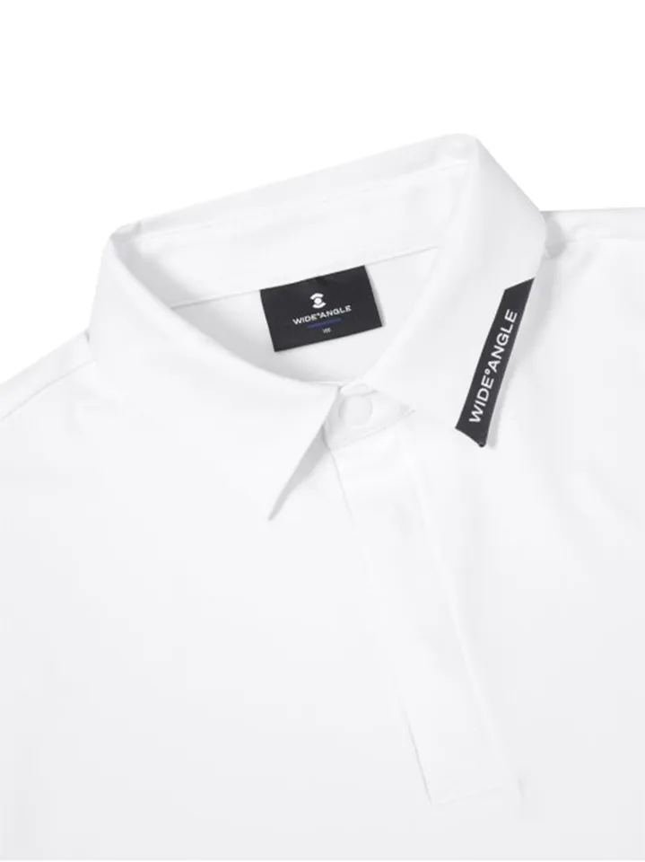 WideAngle: Men's CO Logo Point Polo T-Shirt  - 3 Colors