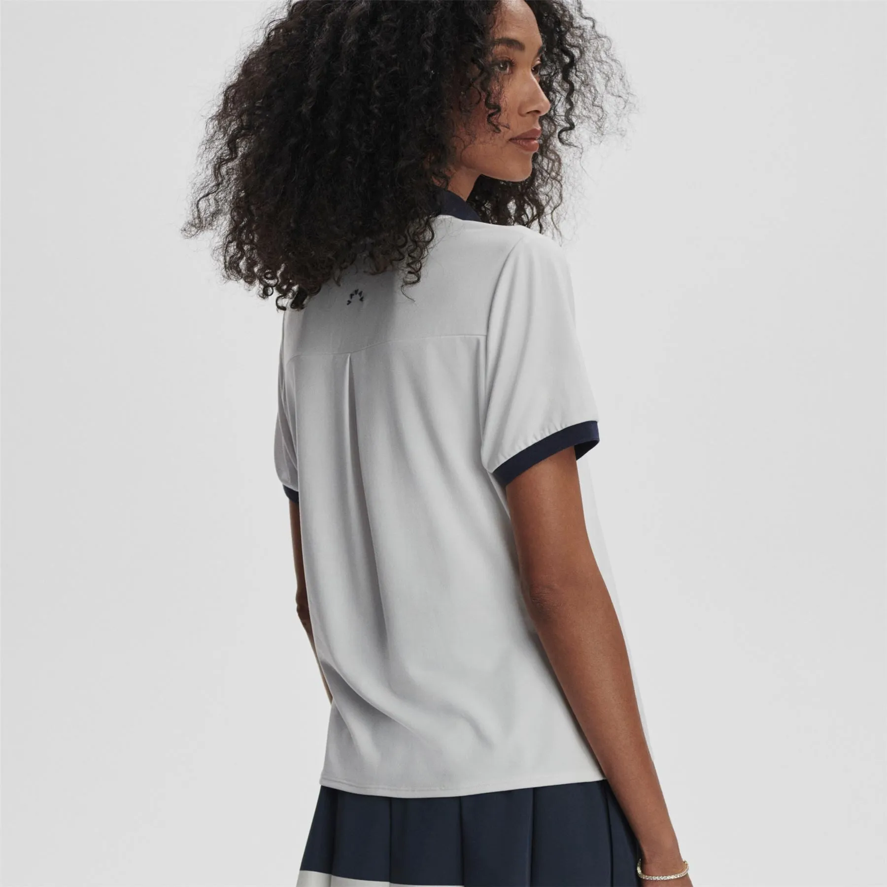 Wisley Performance Polo White/Blue Nights