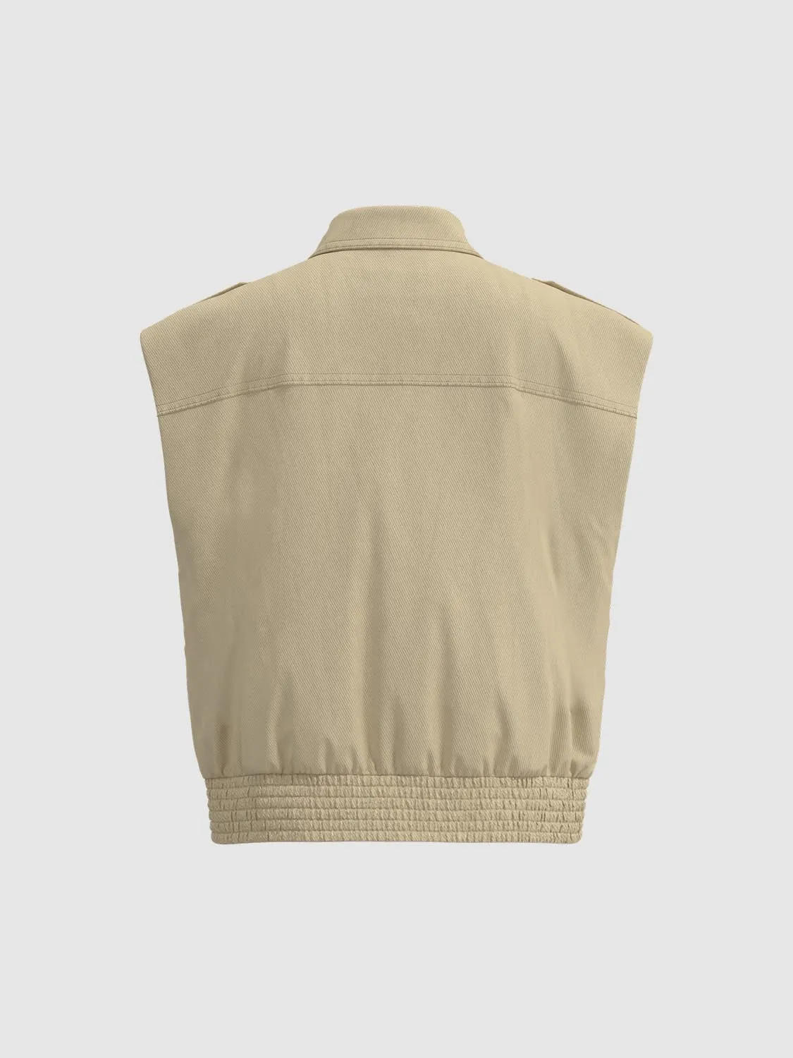 Zip Up Front Vests