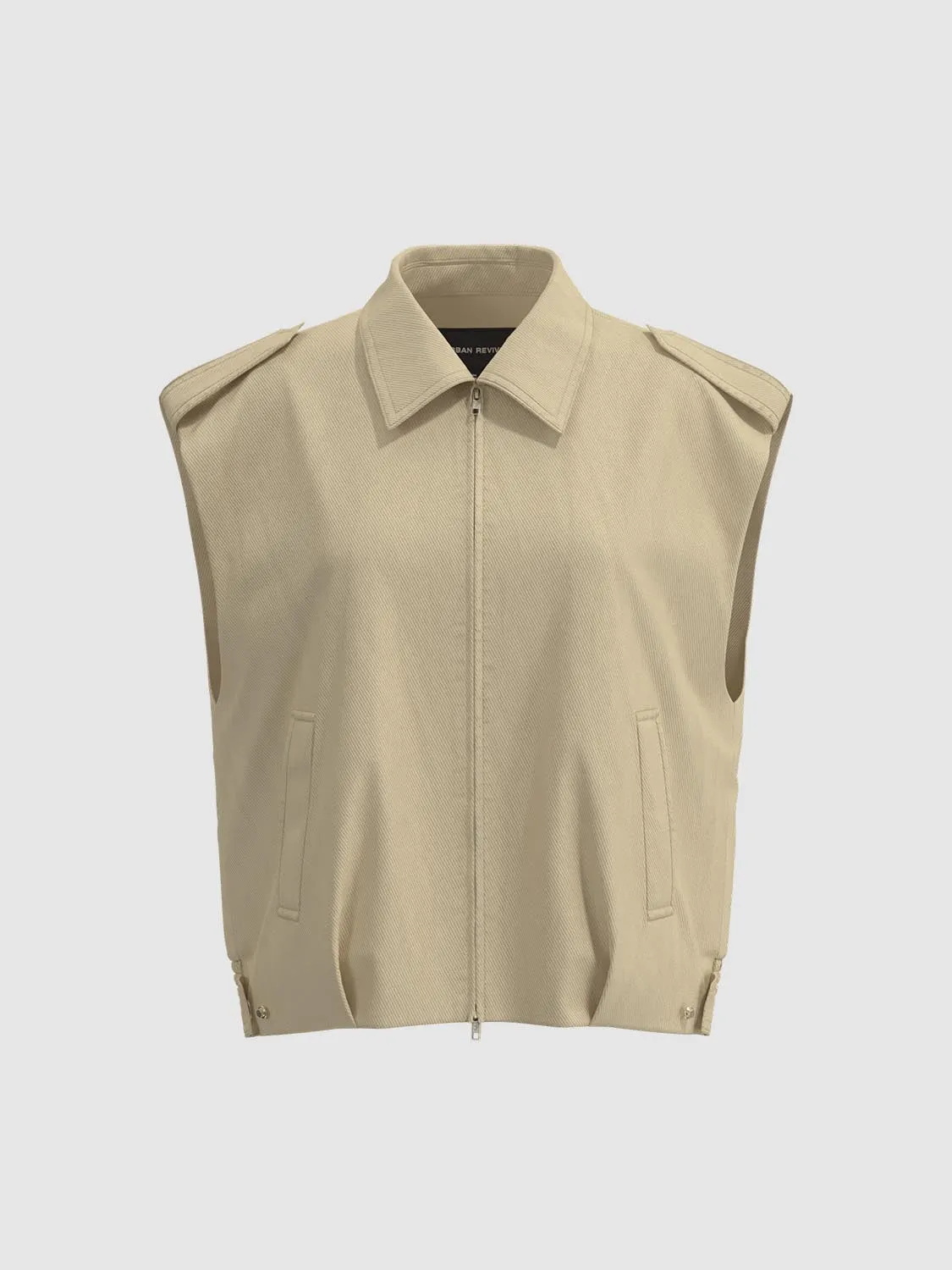 Zip Up Front Vests